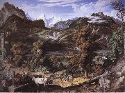 Joseph Anton Koch Swiss Landscape oil painting artist